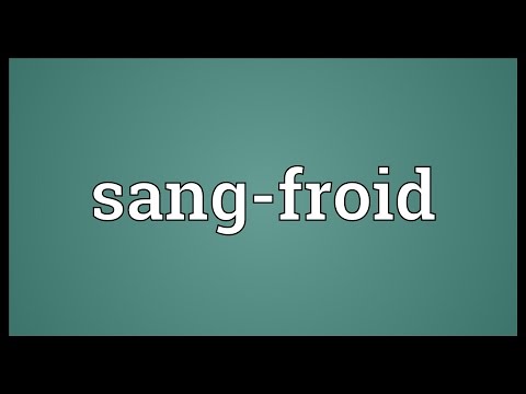 Header of sang-froid