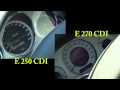 Test 0-100 km/h - Mercedes E250 CDI vs Mercedes E270 CDI