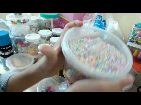 GIỚI THIỆU CHỖ ĐỂ HÀNG BÁN NGUYÊN LIỆU LÀM SLIME CỦA MÌNH | BAO MINH CHANNEL