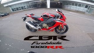 NEW CBR1000RR 2017 FIRST TEST RIDE IN LONDON