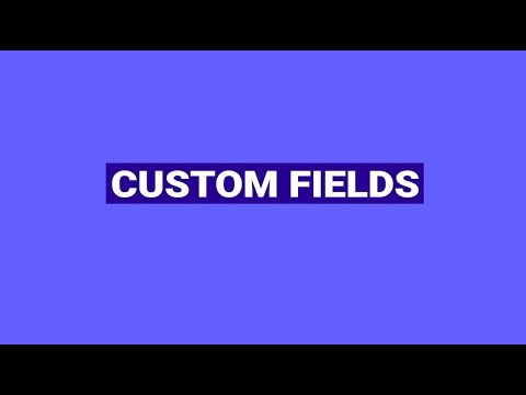 How to add Custom Fields in myCRM