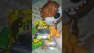 Touch My Pillow Chocolate Crackers Dog