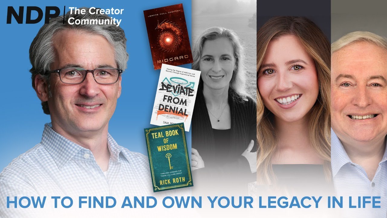 “The Teal Book of Wisdom”: NDP LIVE Book Launch with Author Rick Roth!