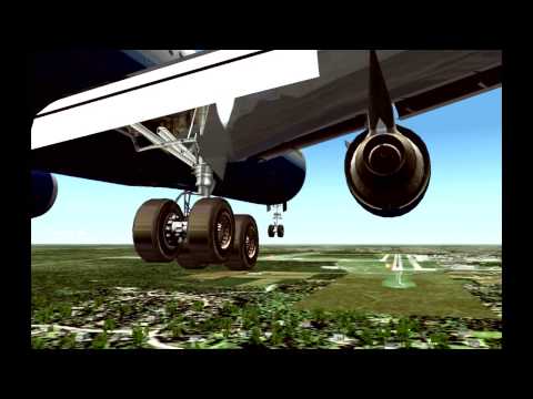 United Airlines 767 Landing at Northern Kentucky Intl