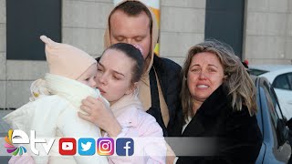 3 Aylik Torunuyla Türki̇yeye Geldi̇