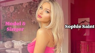 Sophie Saint / Amazing American Model & Singer / Lifestyle & Biography
