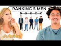 Women Rank 5 Men by Attractiveness