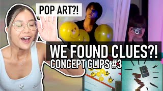 WE FOUND CLUES? POP ART? | BTS Butter Concept Clips #3 [Jin & Suga] REACTION + T