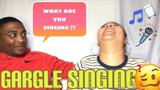 Singing Gargle Challenge Extremely Hard