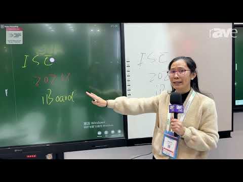ISE 2024: iBoard Showcases 86″ IFPD Interactive LDC Touch Screen and Draw Board System