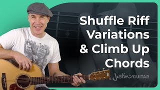 Shuffle Riff Variations | Blues Guitar Lesson for Beginners
