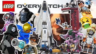 Fantastic Pairing - Lego Overwatch 2019 Tracer, Widowmaker Watchpoint Gibraltar 75970 75975