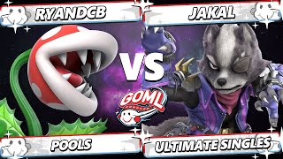 Goml 2025 - Ryandcb Piranha Plant Vs. Jakal Wolf Smash Ultimate - Ssbu