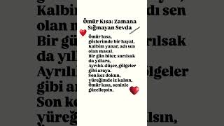 Ömür Kısaźamana Sığmayan Sevda