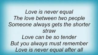 Watch Jill Sobule Love Is Never Equal video