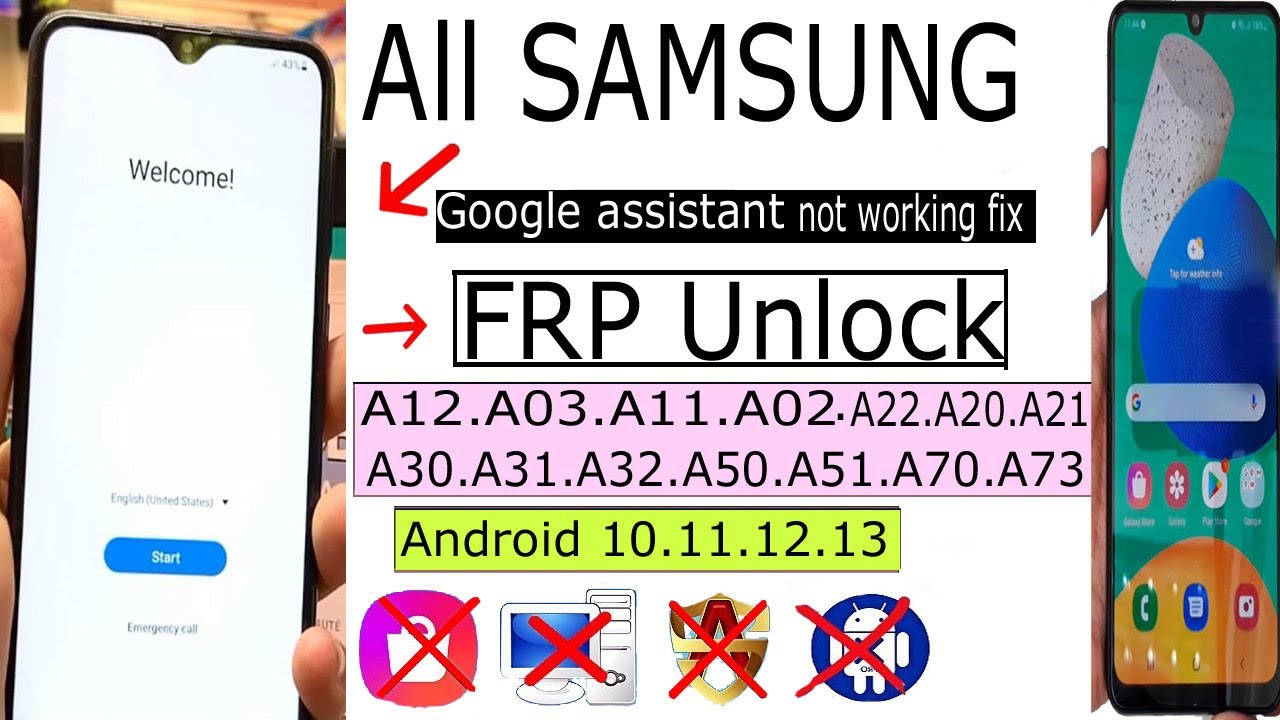 Samsung Frp Bypass Android 11 12 A12 Samsung Frp Bypass Android 11 12 A12