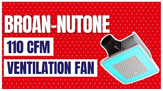 Broan-Nutone Aer110Rgbl Chromacomfort 110 Cfm Ventilation Fan