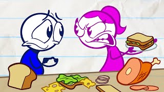 Pencilmates Hungry... Maybe Not Animation Cartoons Pencilmation