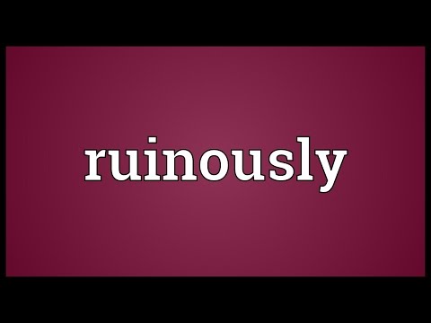 Header of ruinously