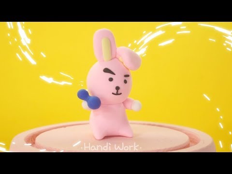 Làm Móc Khóa BTS Cooky Siêu Đáng Yêu DIY BT21 | Handi Work