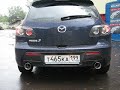 Mazda 3, разводка труб,установка одинарных насадок.