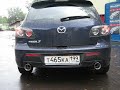 Mazda 3, разводка труб,установка одинарных насадок.