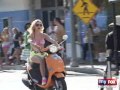 Ashley Benson, Selena Gomez, Vanessa Hudgens & Rachel Korine - Filming Spring Breakers - 13th March