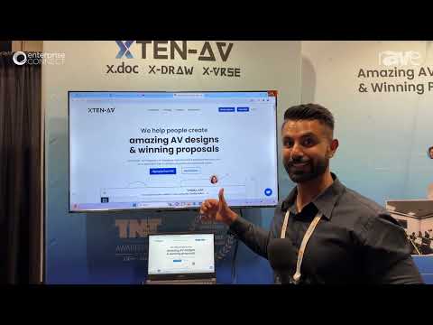 Enterprise Connect 2024: XTEN-AV Overviews Its AV Design and Proposal Software Offerings