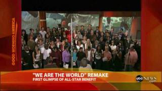 Michael Jackson, Celine Dion, Jonas Brothers More Recording We Are The World - 25 For Haiti