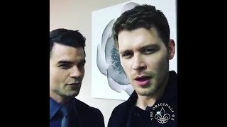 The Originals Daniel Gillies & Joseph Morgan Funny Goodbye