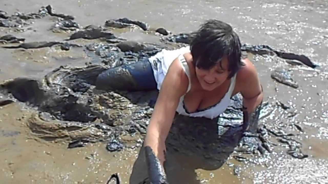 Women mud