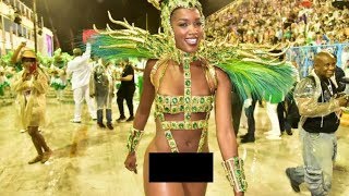 Iza desfilando na Imperatriz Leopoldinense sem medo de ser feliz - Carnaval 2020
