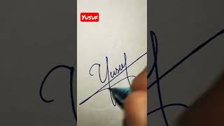 Yusuf Name Signature Style Y Letter Signature Style