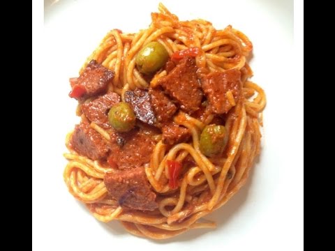 VIDEO : dominican spaghetti . simple, easy and delicious !! - easy dominicaneasy dominicanspaghetti recipeany kind of salami 1 pack of thineasy dominicaneasy dominicanspaghetti recipeany kind of salami 1 pack of thinspaghetti1/2 red peppe ...