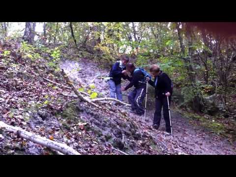 Descente de la butte à Ménard !