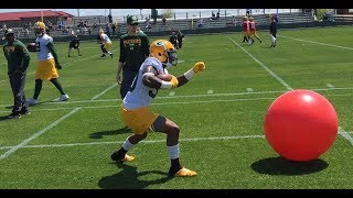 Green Bay Packers OTAs: RB Drills Green Bay Packers OTAs: RB Drills