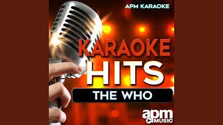 Apm Karaoke Baba Oreilly Teenage Wasteland Karaoke Version Apm Karaoke Baba Oreilly Teenage Wasteland Karaoke Version