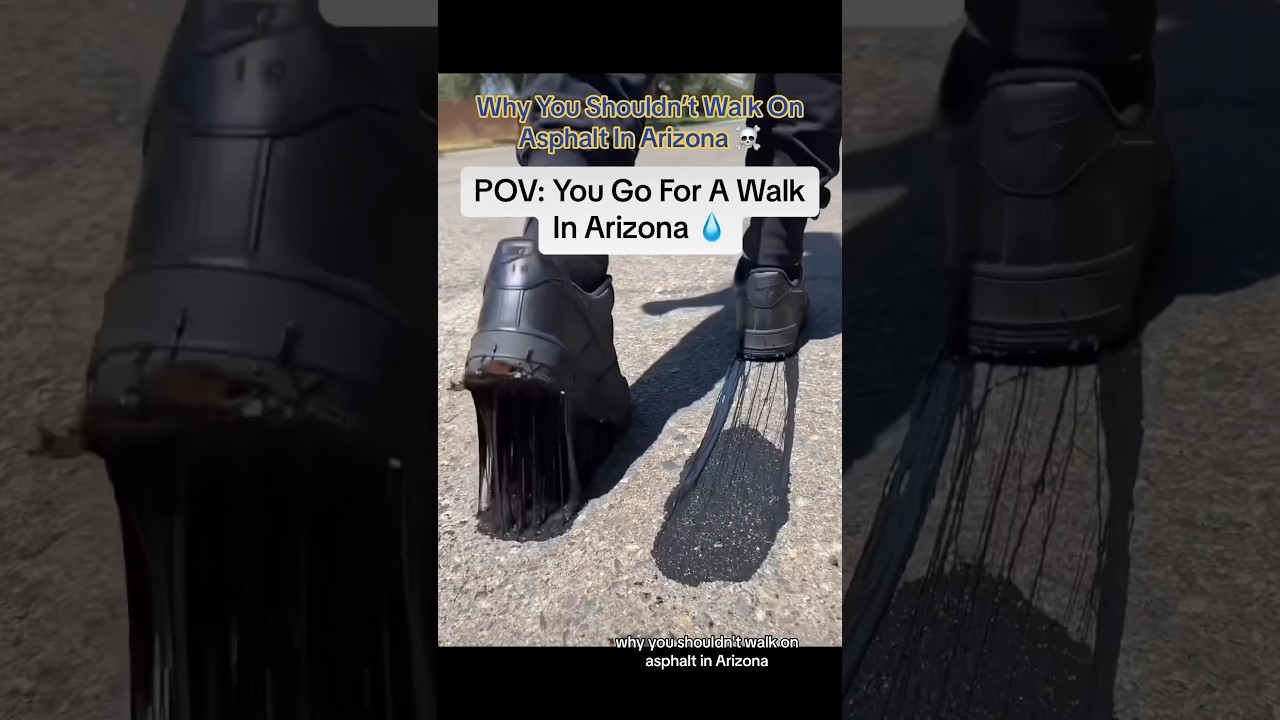 Why You Shouldn’t Walk On Asphalt In Arizona Why You Shouldn’t Walk On Asphalt In Arizona