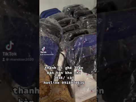 THANH LÍ GHẾ LIỀN BÀN HỌC SINH SINH VIÊN TỒN KHO GIÁ RẺ call 0918070636