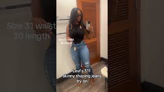 Jeans Try On Levis Skinny Shaping Jeans