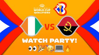 Cote de Ivoire v Angola - Watch Party | ⚡🏀 #FIBAWC Qualifiers | #WinForAll