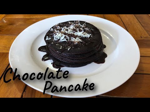Pancake Chocolate | Cara Membuat Pancake Chocolate, Bener" Lembut dan lumerr Coklatnya....