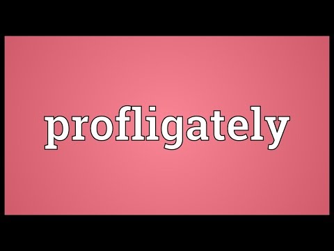 Header of profligately