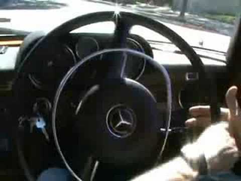 Driving a 1971 Mercedes Benz W108 280 SE 35 around the block