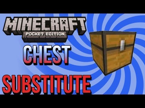 How To Make Storage In Minecraft PE (Chest Substitute)