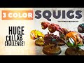 3 Color Squig Challenge! How Many Squigs is Too Many?