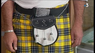 Insolite Dans Lallier, Des Écossais Confectionnent Des Kilts Aux Couleurs De Lasm