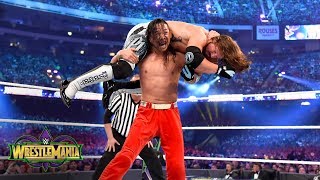 Styles and Nakamara pull out all the stops in dream match: WrestleMania 34 (WWE Network Exclusive) Styles and Nakamara pull out all the stops in dream match: WrestleMania 34 (WWE Network Exclusive)