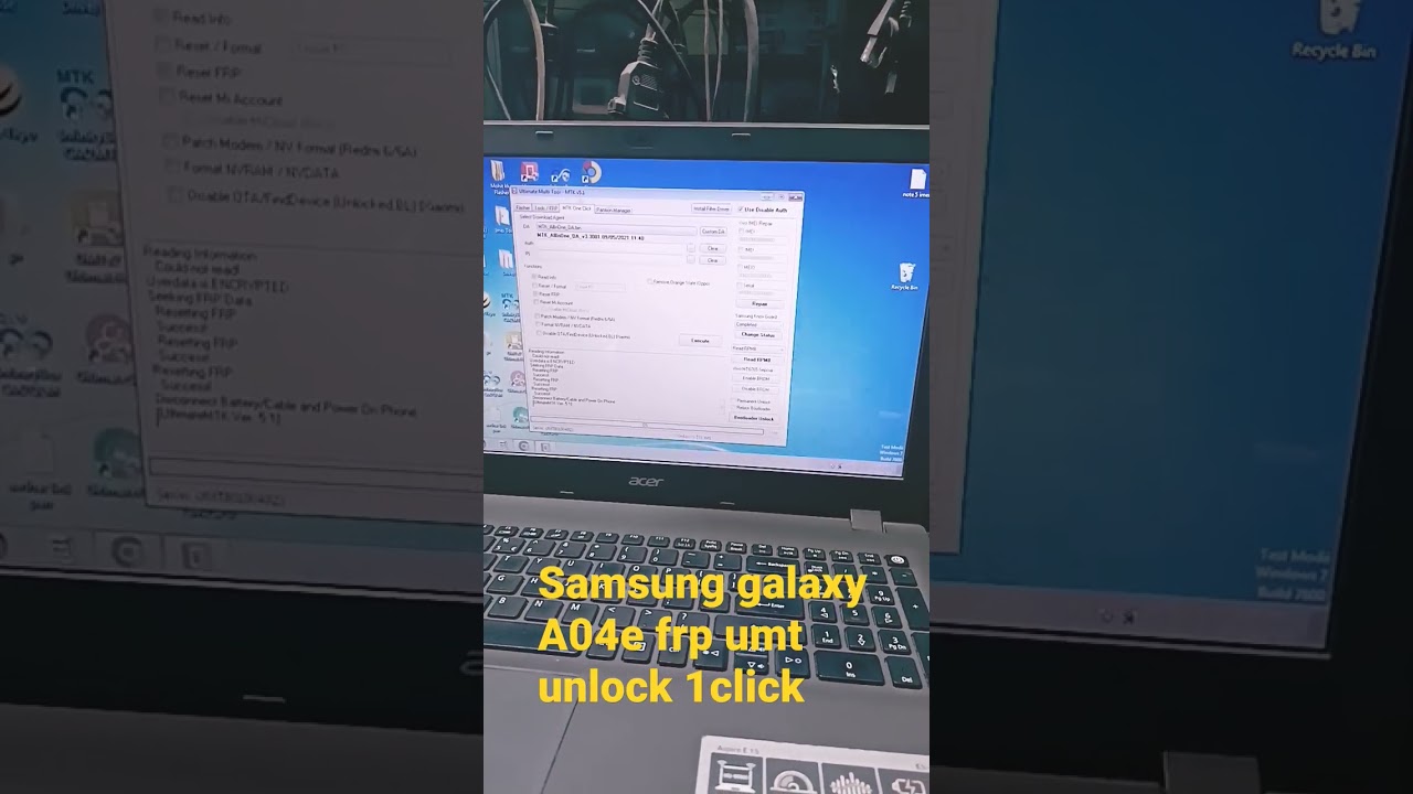 Samsung galaxy A04e frp umt unlock 1click Samsung galaxy A04e frp umt unlock 1click