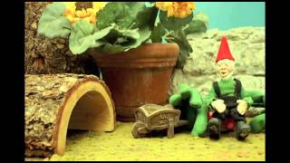 Cute and Funny Stop Motion - Project Walkway Gnome Edition - Teaser Trailer (Uncut)